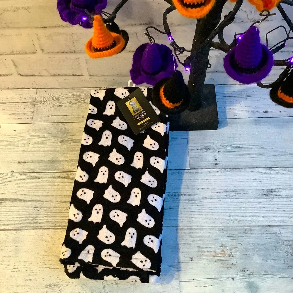 Cynthia Rowley 3Pack Allover Ghost Halloween Kitchen Towels